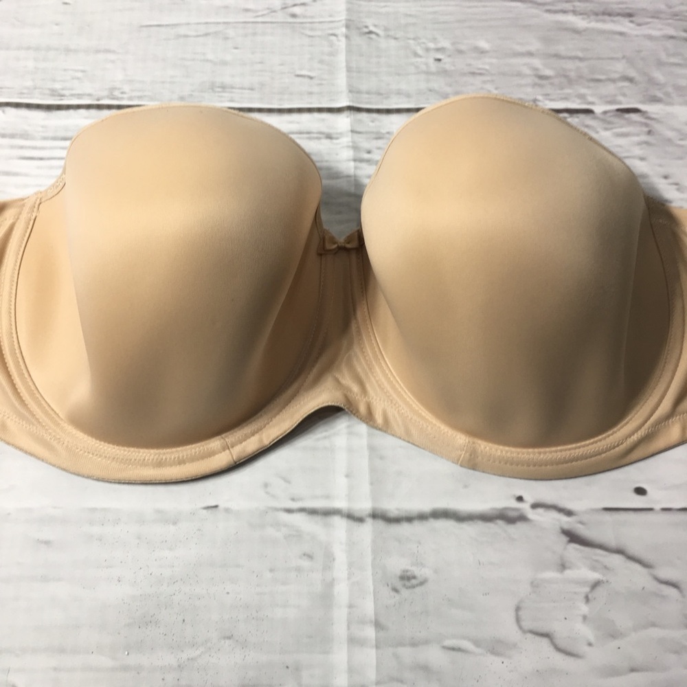 Nude strapless bra